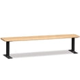 thumbnail image 2 of Wood Locker Bench - 36 Inches - Light Finish, 2 of 2