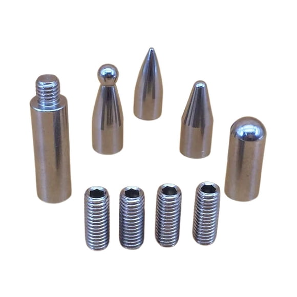 Auto Body Repair Tool Heads, 9-Piece ABS and Steel Kit, Restore Vehicle Appearance and Value, Ideal for Car Owners and Detailers(C,1set)