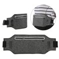 thumbnail image 4 of Riñonera ultradelgada para deportes al aire libre, cinturón impermeable para correr para hombres y mujeres con bolsillo para teléfono, 4 of 8