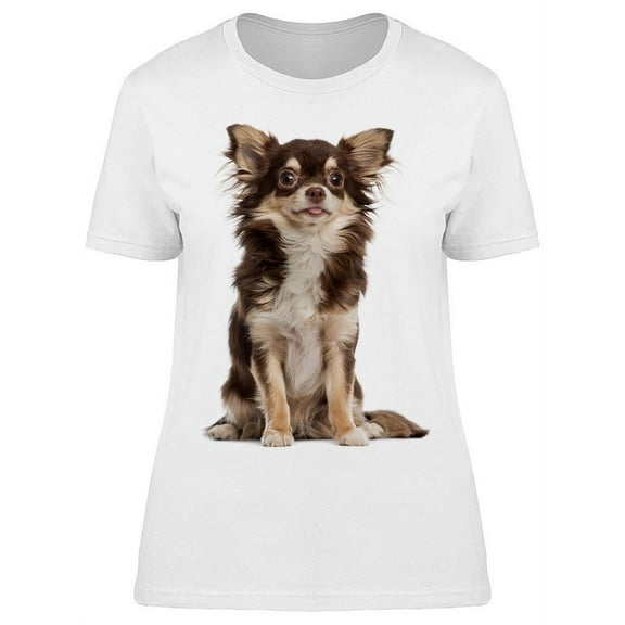 Funny Chihuahua With Tongue Out T-Shirt Women -Image by Shutterstock, Female XX-Large