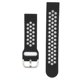 thumbnail image 1 of Reemplazo de pulsera de correa de reloj de silicona suave de 20 mm con orificios de aire para Amazfit GTS 3 negro gris, 1 of 5
