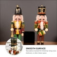 thumbnail image 5 of WORGEOUS 1PC Wooden Doll Soldier Decor Household Walnut Soldier Crafts(Random Style 30cm), 5 of 8