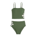 thumbnail image 4 of Swimming Suits for Girls Two Piece Bikini Swimsuit Sets Adjustable Strap Floral Swimwear Kids Bathing Suits Girls 7-8 Years, 4 of 6
