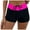 d2-Hot Pink, variant on Women's 4" Swim Shorts Quick Dry Board Shorts Swimsuit Bottom with Pockets(Hot Pink,XL)