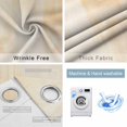 thumbnail image 4 of Cream Blackout Curtains for Bedroom/Living Room, Thermal Insulated Kitchen Curtains, Modern Oil Painting Abstract Grommet Darkening Window Treatment Drapes 42"x84"x2, 4 of 8