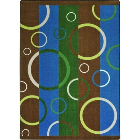 Joy Carpets Summer Under Water 310" x 54" Indoor Area Rug in Color Earthtone