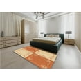 thumbnail image 5 of Ahgly Company Machine Washable Indoor Rectangle Transitional Orange Red Orange Area Rugs, 8' x 12', 5 of 7