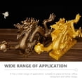 thumbnail image 4 of Vintage Dragon Ornament Desktop Simulation Chinese Dragon Decor Resin Dragon, 4 of 7