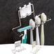 thumbnail image 1 of ¡Descuentos Directos!, Ventosa de acero inoxidable para pasta de dientes, multifuncional, para montar en la pared, para cocina, baño, cepillo de dientes, afeitado, estante de almacenamiento Akmoler, 1 of 8