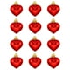 thumbnail image 4 of 36pcs Navidad corazón rojo colgante árbol de navidad decoración colgante corazón decoración, 4 of 7