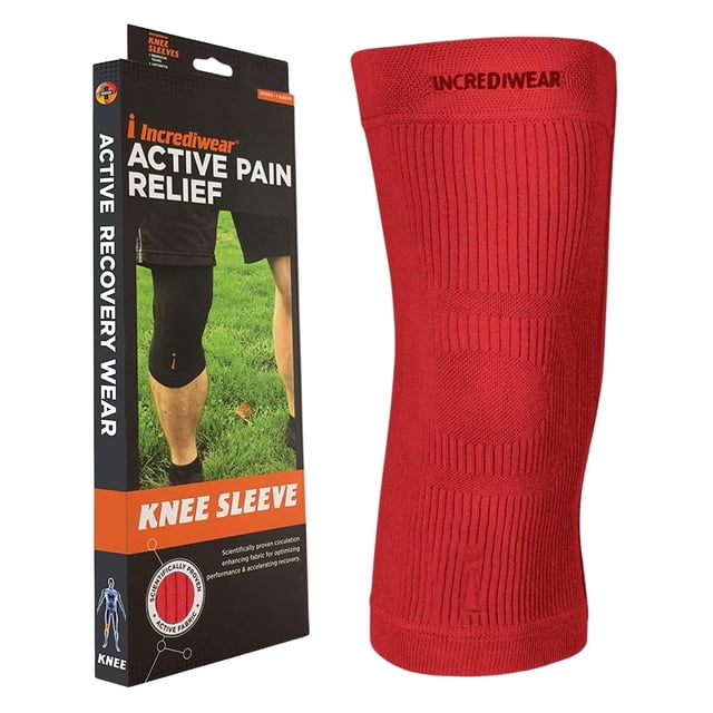 Rodillera Incrediwear: rodilleras para el dolor de rodilla, el alivio del dolor articular, la hinchazón, la inflamación y la circulación. Soporte de rodilla para mujeres y hombres. Se ajusta de 40 a 4
