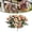 C, variant on 1 Bundle Artificial Camellia Buds Peony Bouquet 15 Heads Faux Silk Tea Rose Flowers for Wedding Centerpiece Home Vase Decoration 31cm, Clearance Cream White
