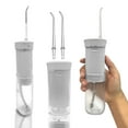 thumbnail image 3 of GuruNanda Compact Dental Water Flosser - Travel Size Oral Irrigation - 180ml Tank- White, 3 of 10