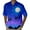 Blue, variant on nsendm Mens Shirt Adult Male Shirt Mens Romper Shorts Mens Short Sleeved Casual Style Shirt 3D Print Seaside Coconut Sunset Print Short Sleeved Mesh(Orange,XL)