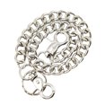 thumbnail image 1 of Transemion Waist Belt Chain Portable Fashionable Replacement Solid Color Anti-rust Decorative Performing Chains Ornament Accessories Short Silver 39CM, 1 of 9