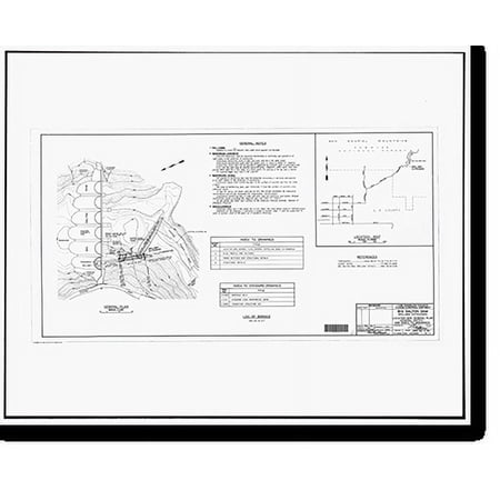 Historic Print Big Dalton Dam 2600 Big Dalton Canyon Road Glendora Los Angeles County CA – 7 16 x 20