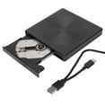 thumbnail image 1 of Unidad óptica externa de doble interfaz, transmisión estable de 5 Gbps, USB 3.0 tipo C, unidad de CD para ordenador portátil, oficina en casa, 1 of 14