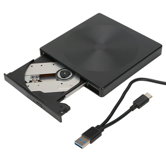 Unidad óptica externa de doble interfaz, transmisión estable de 5 Gbps, USB 3.0 tipo C, unidad de CD para ordenador portátil, oficina en casa