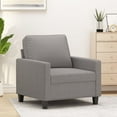 thumbnail image 1 of vidaXL Sofa Chair Light Grey 60 cm Fabric, 1 of 5