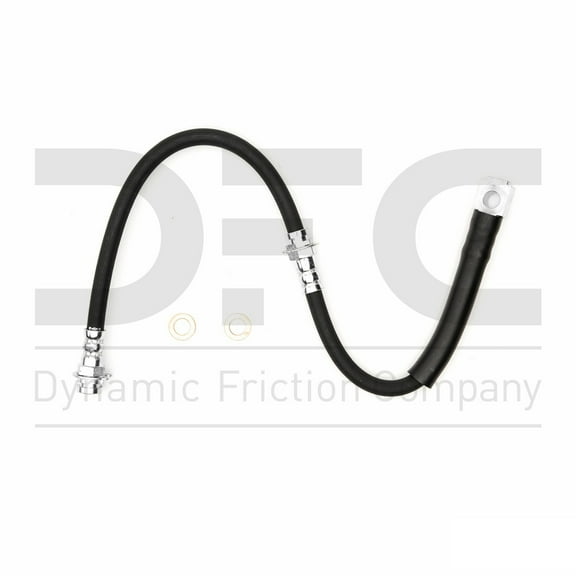 Front Left Dynamic Friction Company Brake Line Hose 350-47048 For 1985-1992 Chevrolet Camaro, 1988-1992 Pontiac Firebird