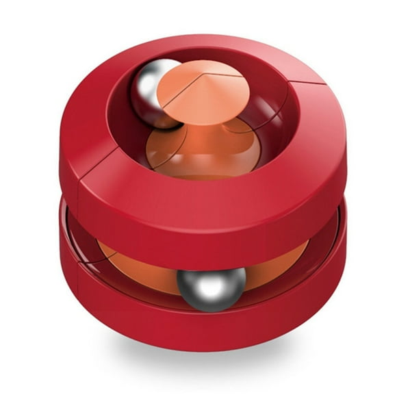 Fiudx Juguet Antiestrés Compacto, Spinner Silencioso, Cubo Descompresión Duradero, Regalo para Niños y Adultos, Juego de Cuatro Piezas
