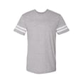 thumbnail image 2 of LAT Mens Adult Football Tee, VN HTHR/BD WHT, Small, 2 of 3