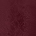 thumbnail image 2 of Ultimate Textile Modern Damask Kenya 6 ft. Fitted Tablecloth (30"W x 72"L x 36"H) Bordeaux Red, 2 of 2