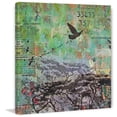 thumbnail image 4 of Marmont Hill "Blue Forest" by Tracy Silva Barbosa Painting Print on Canvas, 4 of 4