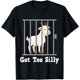 thumbnail image 1 of Funny Goat Meme Got Too Silly Humor Gifts for Men Women Kid Camiseta, 1 of 2