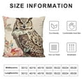 thumbnail image 5 of Shiartex Home Decor Lovely Animals Decorative Throw Pillow Covers Cute Owl with Flower Pillow Covers Square Cushion Case for Sofa Couch,, 5 of 5