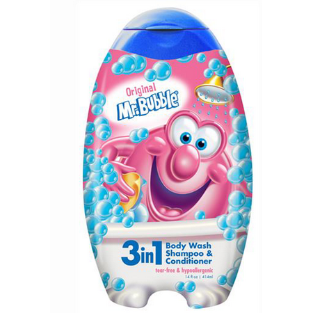 Mr. Bubble Original 3 in 1 for Kids (Best Over The Counter Shampoo And Conditioner For Curly Hair)