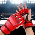 thumbnail image 4 of Langgg Gants de Boxe Respirants Équipement de Protection pour Hommes Femmes Sac de Frappe Griffe de Tigre Rouge, 4 of 9