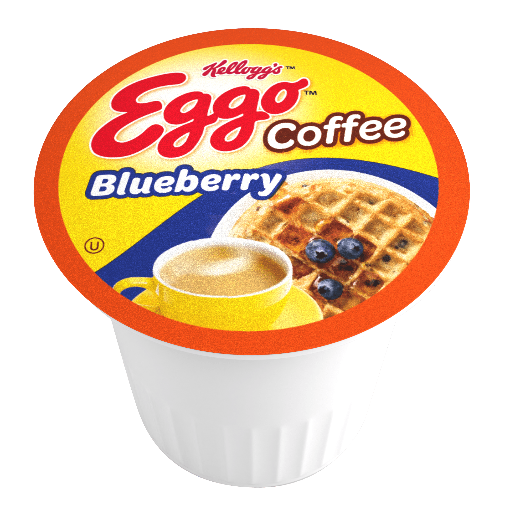 Eggo Beverages Blueberry Waffle Flavored Coffee Pods for Keurig K Cup Brewers, Fair Trade Certified, 40 Count – Fruity and Flavorful Breakfast