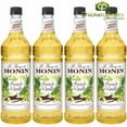 thumbnail image 1 of Monin French Vanilla Beverage Syrup, Premium Gourmet Coffee and Dessert Sweetener, 1L (33.81 oz) Bottle, 4/Case, 1 of 6