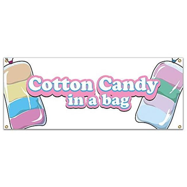 SignMission BCotton Candy In A Bag19 48 in. Cotton Candy In A Bag