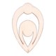 thumbnail image 2 of Joyas personalizadas grabadas por computadora para hacer collares y aretes, colgante de madera inspirado en la naturaleza estilo 6, 2 of 8
