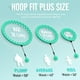 thumbnail image 3 of Hula Circle Hoop pesado JKSHMYT Infinity Fit, talla grande, 3 of 6