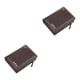thumbnail image 1 of Sonducket Billeteras para hombre, tarjetero de cuero PU, monedero de bolsillo con cremallera para múltiples tarjetas, bolso de mano, monedero, Color café 2Conjunto, 1 of 6