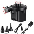 thumbnail image 1 of Electric Pump, Electric Air Pump with 3 Nozzles, Electric Inflator for Inflatable Mattress Pump, Camping Cushion, Water Bed, Boat, Swimming Ring, 1 of 5