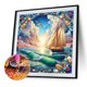 thumbnail image 4 of Con Cuentas Cuadradas 5D DIY Barco Arte La Pared para El 40x40cm, 4 of 8