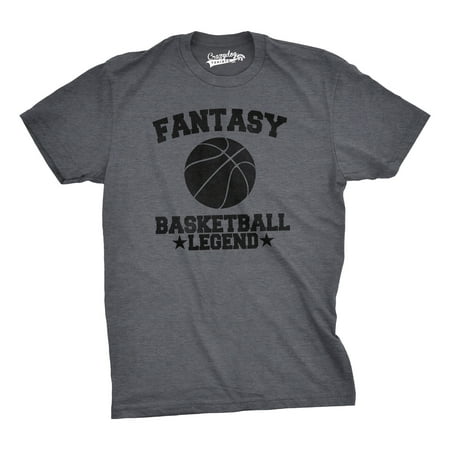 Mens Fantasy Basketball Legend Funny Favorite Sport T shirt For Guys