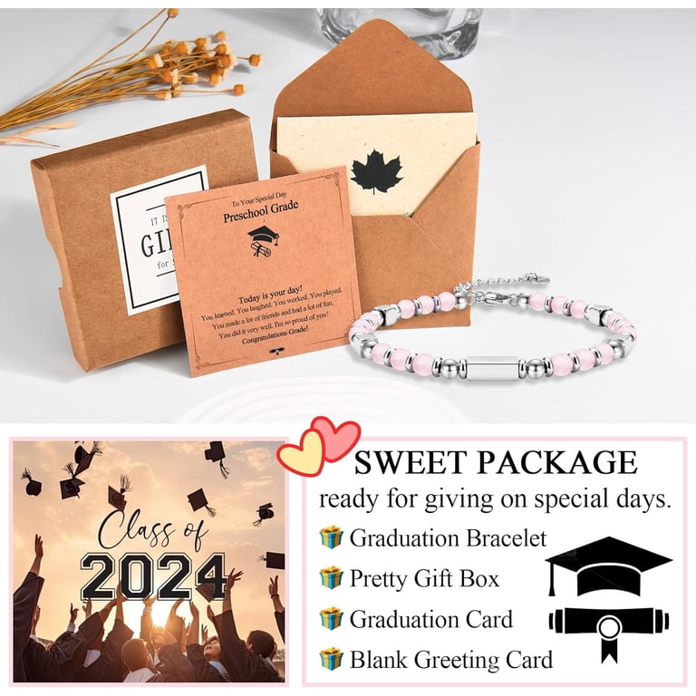 Graduation Gifts for Her Girls Women 2024 High School/ Kindergarten/  Preschool/ 5th 6th 8th Grade/ College/ Master Degree/ Middle School  Graduation Gifts Compass Bracelet Jewelry with Graduation Card - Walmart.com