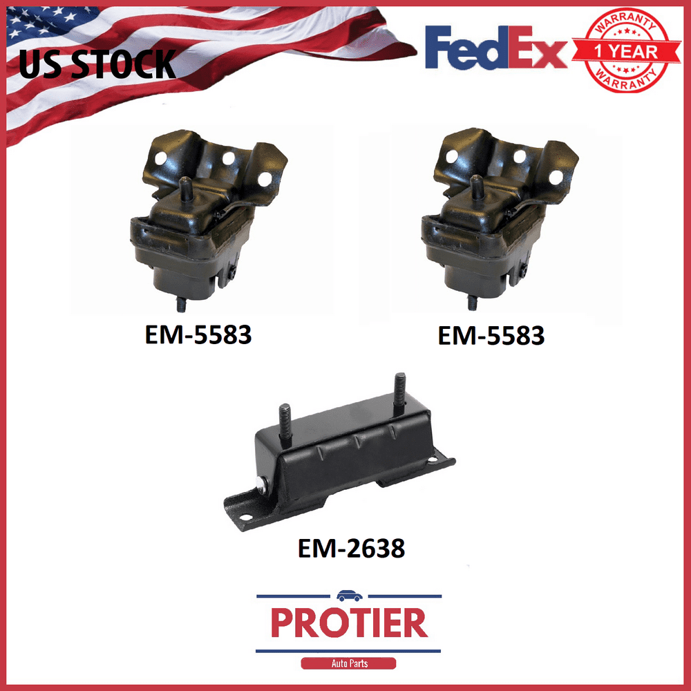 Motor & Trans. Mount Set for 20072011 Chevy Suburban/ GMC Yukon Denali