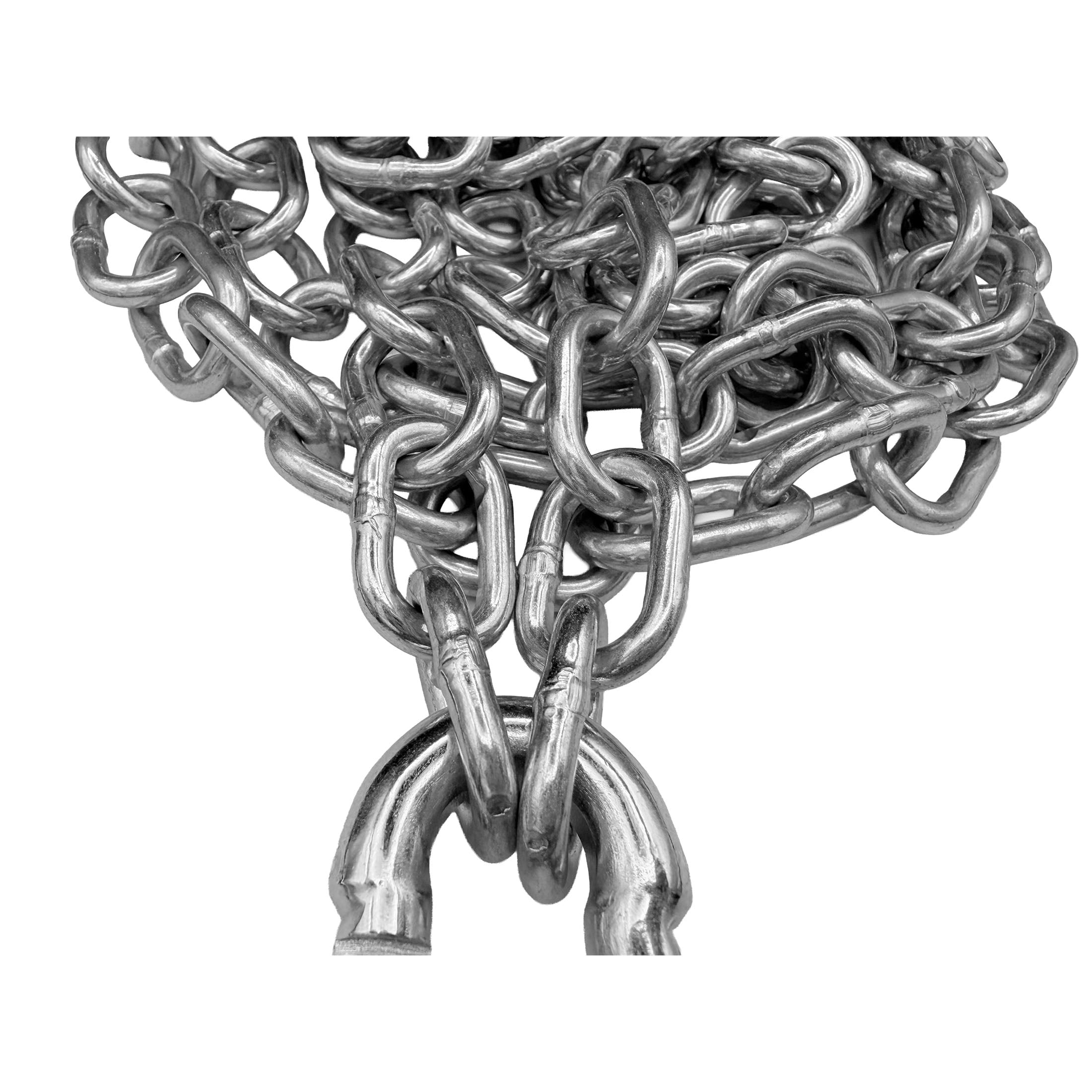Peerless Chain 2/0 Passing Link Chain, 10 Ft, Zinc Plated, #4757210