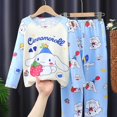 thumbnail image 2 of Sanrio 2024 Autumn Children's Milk Silk Pajama Set Kawaii Sanrioed Anime Cinnamoroll Kuromi Pajama Children's Home Clothing, 2 of 4
