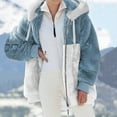 thumbnail image 1 of DPTALR Womens Warm Faux Coat Jacket Winter Zipper Long Sleeve Outerwear, 1 of 5
