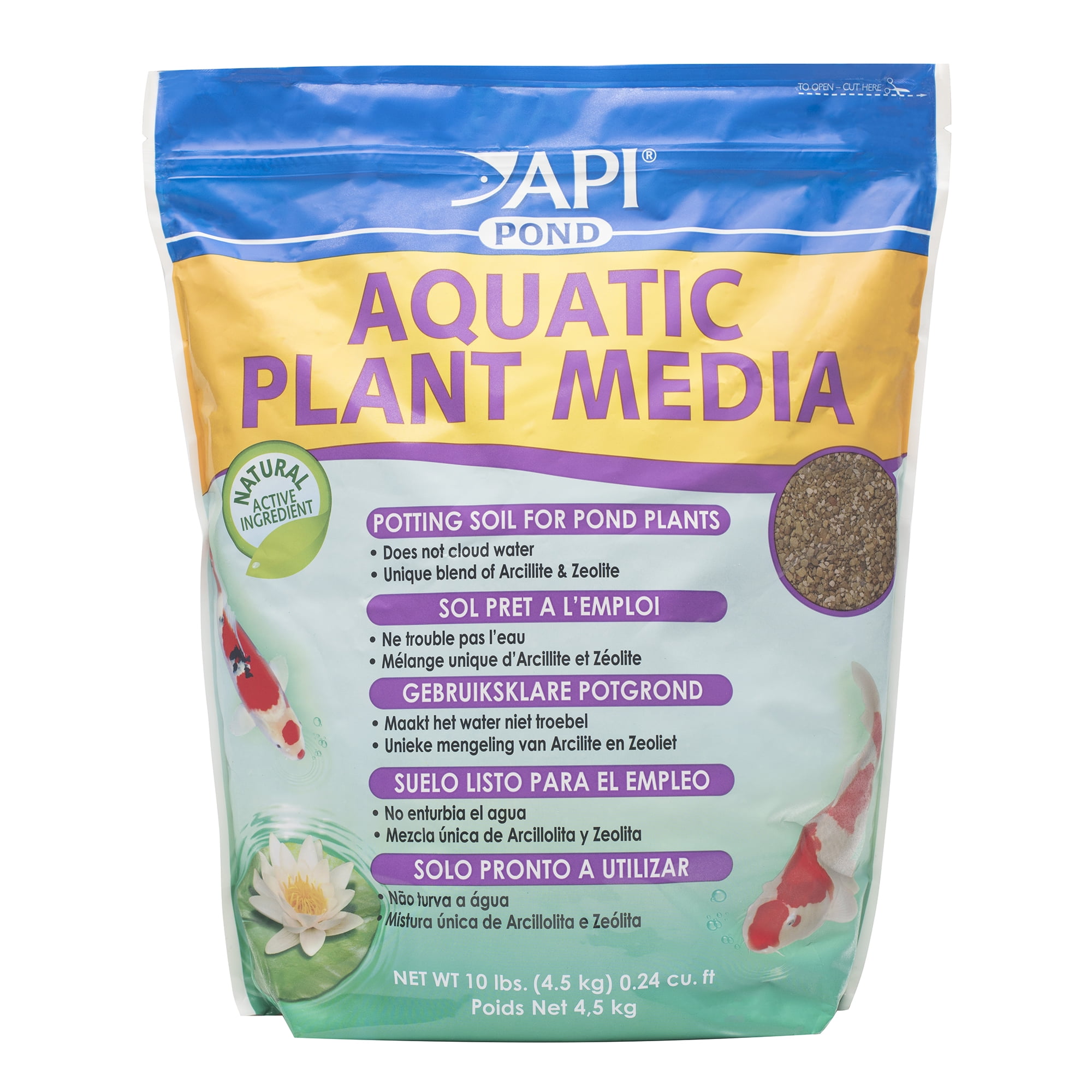 Pond plant potting media