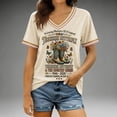 thumbnail image 5 of Vintage Dolly V‑Neck Shirt, Parton Memorial T‑Shirt, Country Legend Tee, Nashville Western Shirt, Retro Country Singer Graphic Tee L, 5 of 5