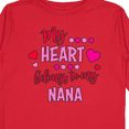 thumbnail image 4 of Inktastic My Heart Belongs to My Nana Boys or Girls Long Sleeve Toddler T-Shirt, 4 of 5