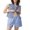 Light Blue, variant on Pudcoco Women Knitted Tank Tops Casual Summer Solid Color Button Front Basic Vest Sleeveless Shirt Aesthetic Clothes